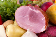 Schinken mit Obst und Gemüse Schinken mit Obst und Gemüse