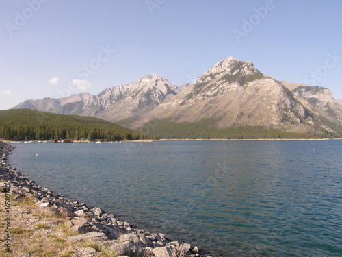 Lake Minnewanka In Banff National Park In Alberta, Canada