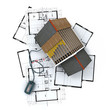 Construction house connected 04 Construction house connected 04