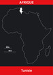 Carte Afrique - Tunisie - Vectoriel Carte Afrique - Tunisie - Vectoriel