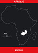 Carte Afrique - Zambie - Vectoriel Carte Afrique - Zambie - Vectoriel