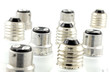 des culots d'ampoules électriques
