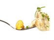 Semmelknödel mit Pfifferlinge