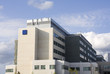 Modern hospital building