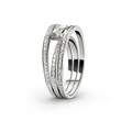 Photo: White gold ring with white diamonds_2 White gold ring with white diamonds_2