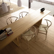 Modern living room with table and chairs Modern living room with table and chairs