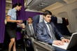 In airplane