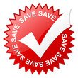 "SAVE" vector stamp "red)