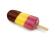 Colorful popsicle isolated on white background