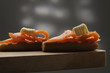 Crostini di salmone - Antipasti di pesce