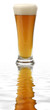 Glass of Beer with reflection