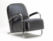 Leather and Chrome Chair