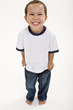 Photo: A young boy having fun A young boy having fun