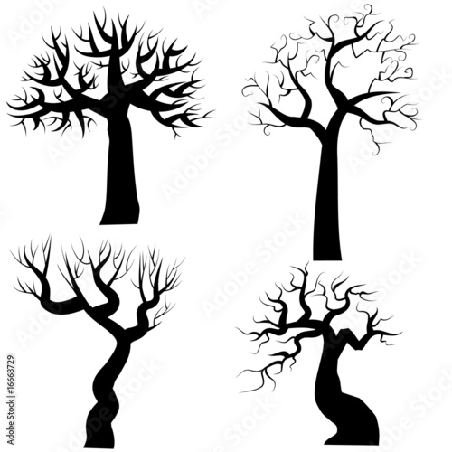 in trees clipart bare tree