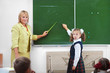 At the blackboard