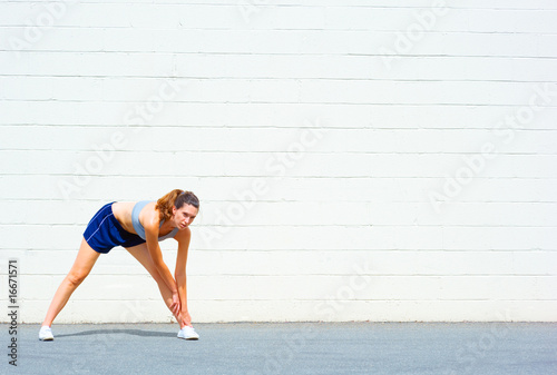 Photo: Urban Mature Woman Exercising Urban Mature Woman Exercising