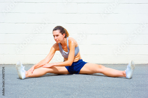 Photo: Urban Mature Woman Exercising Urban Mature Woman Exercising