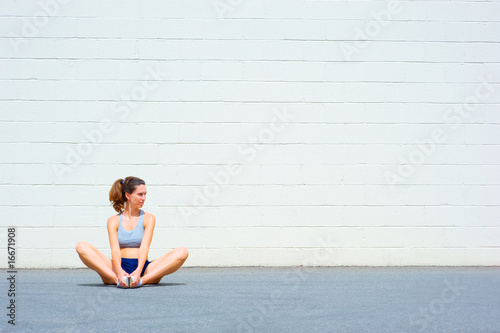 Photo: Urban Mature Woman Exercising Urban Mature Woman Exercising