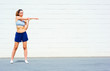 Urban Mature Woman Exercising