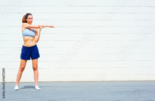 Photo: Urban Mature Woman Exercising Urban Mature Woman Exercising