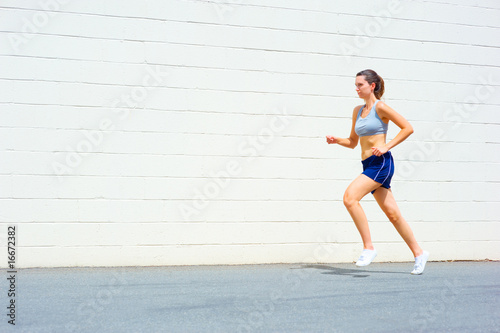 Photo: Urban Mature Woman Exercising Urban Mature Woman Exercising