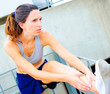 Urban Mature Woman Exercising