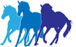 horses silhouettes