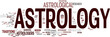 Astrology tag cloud