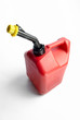 Red Plastic gas can