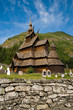 Stabkirche in Borgund, Norwegen