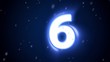 Countdown phrenetic blue