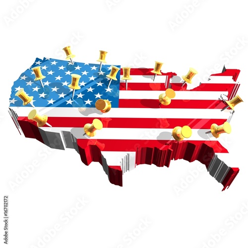 Illustration: usa serie: pin usa serie: pin