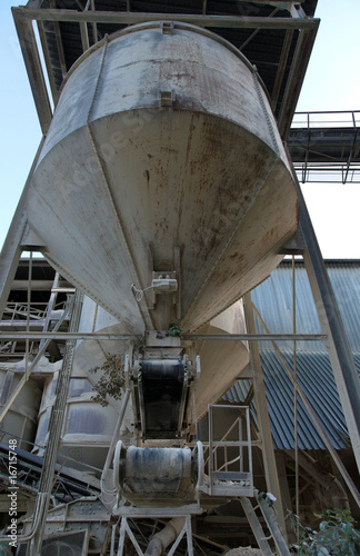 Photo: A stone mill industrial assembly at a german stone quarry A stone mill industrial assembly at a german stone quarry