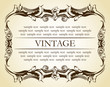 new frame vintage ornament. vector illustration new frame vintage ornament. vector illustration