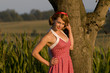 retro country girl