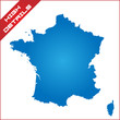 Carte de France HIGH DETAILS