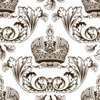 New seamless decor imperial ornament. Vector illustration