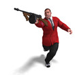 bad mafia gun man