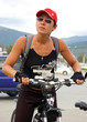 Photo: Woman on bicycle Woman on bicycle