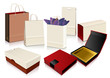 Vector Paper Bag and Boxes Vector Paper Bag and Boxes