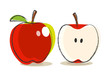 red apple