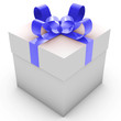 Regalo moño azul