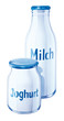 Milch und Joghurt