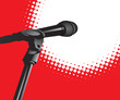 Microphone In Spotlight