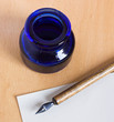 ink-stand and pen