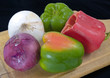 Photo: PEPPERS AND ONIONS PEPPERS AND ONIONS