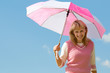 woman with umbrella
