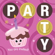 Party Invitation with Cool Background