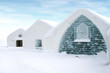 Foto: Windows of Ice hotel Quebec, Canada. Windows of Ice hotel Quebec, Canada.