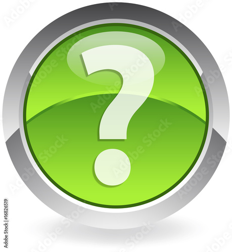 Vektor: Frage-Button Frage-Button